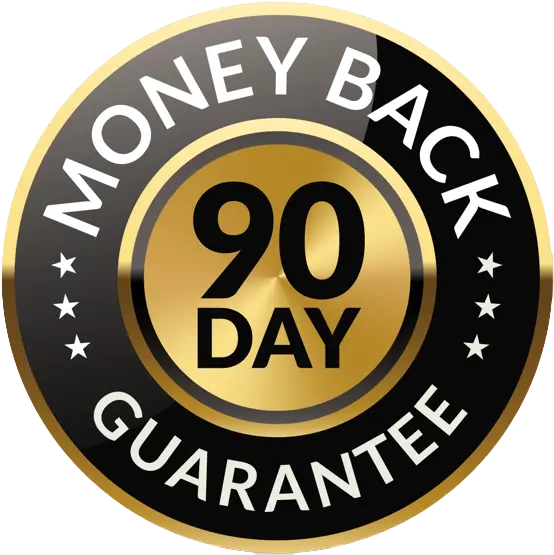 NerveCalm 180-day money-back guarantee badge