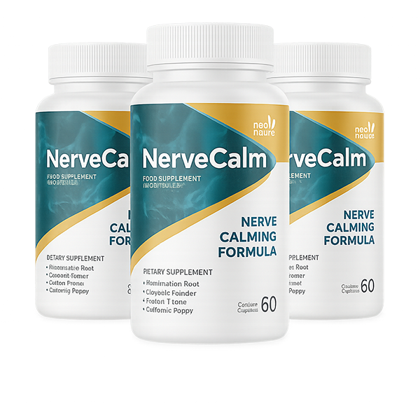 NerveCalm supplement bottle — buy now